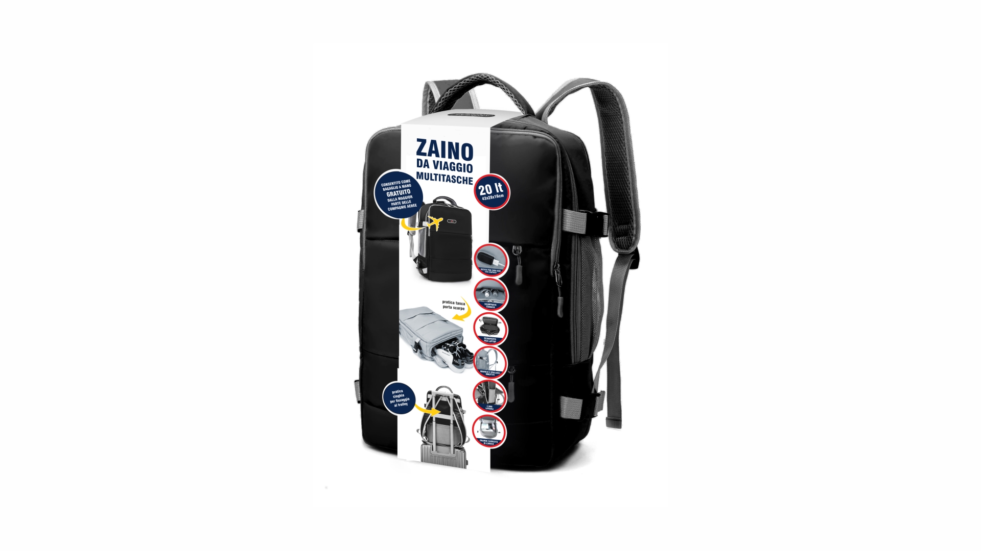 Zaino Cabina da 20 litri